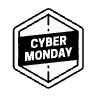 Cyber Monday Hexagon Element from Badges Geometric Set