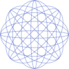 Decagon 2 Element from Symbols 3D - Wireframe Set