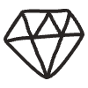 Diamond Element from Doodles - Monochrome Set