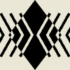 Diamond Herringbone Element from Patterns Tiles - Monochrome Set