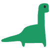 Dinosour Element from Doodles - Flat Set