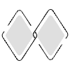 Distorted Geometric Diamonds Element from Cyber GUI Elements Set