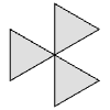Distorted Geometric Triangles Element from Cyber GUI Elements Set