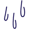 Drop Sweat Effect Line Element from Scribbles - Variable Line Thickness Set