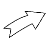 Filled Arrow Thick 2 Element from Arrows - Variable Line Thickness Set