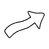Filled Arrow Thick 5 Element from Arrows - Variable Line Thickness Set