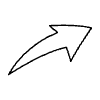 Filled Arrow Thick Element from Arrows - Variable Line Thickness Set