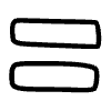 Filled Equal Element from Hand Drawn Icons - Variable Thickness Set