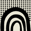 Finger Print Polka Dot Element from Patterns Tiles - Monochrome Set