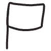Flag 1 Element from Doodles - Monochrome Set