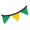 Flag 2 Element from Doodles - Flat Set