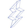 Flash 1 Element from Symbols 3D - Wireframe Set