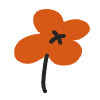 Flower 1 Element from Doodles - Flat Set