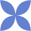 Flower 1 Nature Element from Geometric Shapes - Flat Set