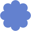 Flower 2 Nature Element from Geometric Shapes - Flat Set