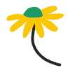 Flower 5 Element from Doodles - Flat Set