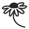 Flower 5 Element from Doodles - Monochrome Set
