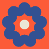 Flower Bloom Worm Element from Patterns Tiles - Color Set