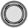 Focus Target Circle 4 Element from Cyber GUI Elements Set