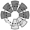 Focus Target Pie Element from Cyber GUI Elements Set