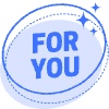 For You Blink Circle Element from Badges Classic - Shadow Set