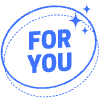 For You Blink Circle Element from Badges Classic - Line Set