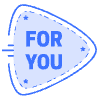 For You Star Triangle Element from Badges Classic - Shadow Set