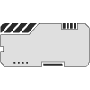 Frame Screen Interface 5 Element from Cyber GUI Elements Set