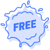 Free Splash Element from Badges Classic - Shadow Set