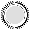Gear Abstract Element from Cyber GUI Elements Set