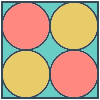 Glasses Stained Mosaic 1 Element from Patterns Mosaic - Colors Set