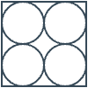Glasses Stained Mosaic 1 Element from Patterns Mosaic - Linear Set