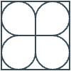 Glasses Stained Mosaic 20 Element from Patterns Mosaic - Linear Set