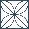 Glasses Stained Mosaic 6 Element from Patterns Mosaic - Linear Set
