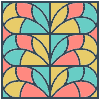 Glasses Stained Mosaic 73 Element from Patterns Mosaic - Colors Set