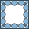 Glasses Stained Mosiac 102 Element from Patterns Mosaic - Monochrome Set