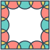 Glasses Stained Mosiac 102 Element from Patterns Mosaic - Colors Set