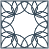 Glasses Stained Mosiac 107 Element from Patterns Mosaic - Linear Set
