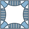 Glasses Stained Mosiac 109 Element from Patterns Mosaic - Monochrome Set