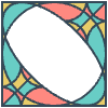Glasses Stained Mosiac 113 Element from Patterns Mosaic - Colors Set