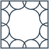 Glasses Stained Mosiac 115 Element from Patterns Mosaic - Linear Set