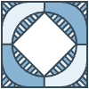 Glasses Stained Mosiac 118 Element from Patterns Mosaic - Monochrome Set