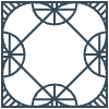 Glasses Stained Mosiac 121 Element from Patterns Mosaic - Linear Set