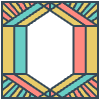 Glasses Stained Mosiac 124 Element from Patterns Mosaic - Colors Set