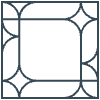 Glasses Stained Mosiac 129 Element from Patterns Mosaic - Linear Set