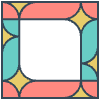Glasses Stained Mosiac 129 Element from Patterns Mosaic - Colors Set