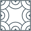 Glasses Stained Mosiac 141 Element from Patterns Mosaic - Linear Set