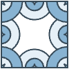 Glasses Stained Mosiac 141 Element from Patterns Mosaic - Monochrome Set
