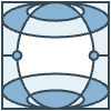 Glasses Stained Mosiac 146 Element from Patterns Mosaic - Monochrome Set