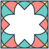 Glasses Stained Mosiac 151 Element from Patterns Mosaic - Colors Set